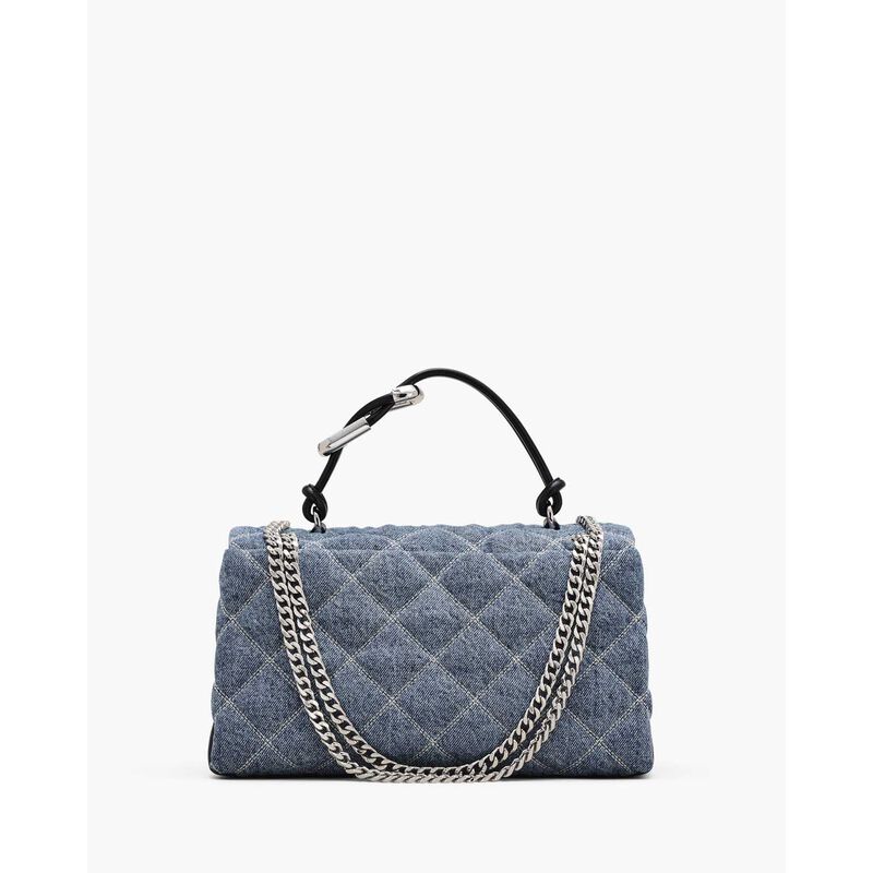 MARC JACOBS The Quilted Denim Dual Convertible Shoulder Bag image number 3